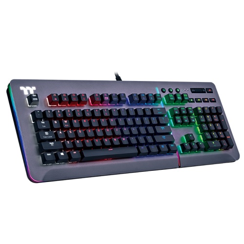 Level 20 RGB Titanium Gaming Keyboard Cherry MX Speed Silver