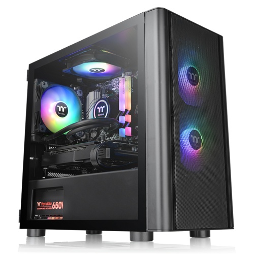 V150 Tempered Glass ARGB Breeze Micro Chassis